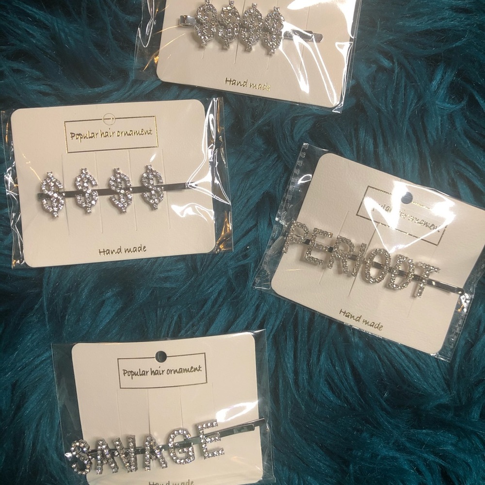 BLING’d OUT HAIR CLIPS